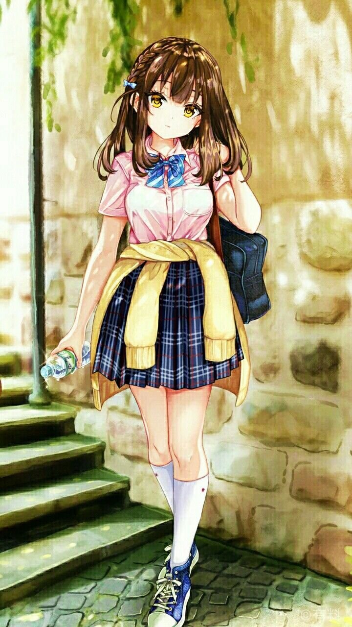 2048X1152 Wallpaper Anime Girl