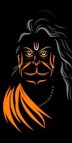 Angry Hanuman Mobile Wallpaper