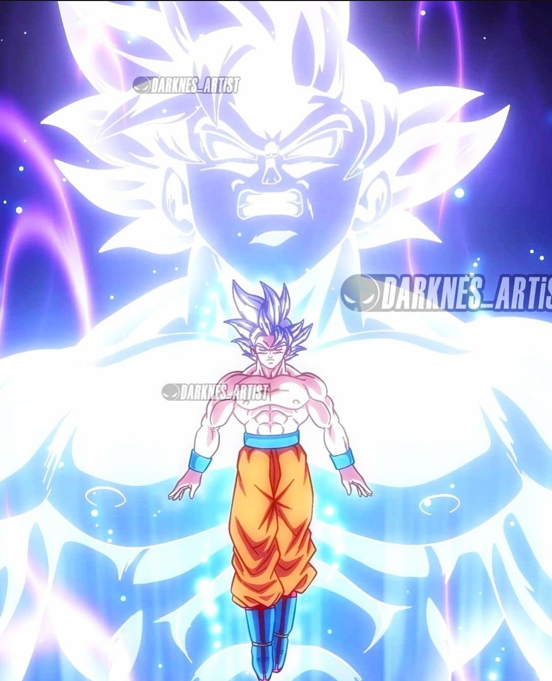 Animated Ultra Instinct Goku Wallpaper
