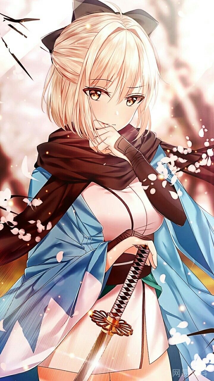 Anime Girl Warrior Wallpaper HD