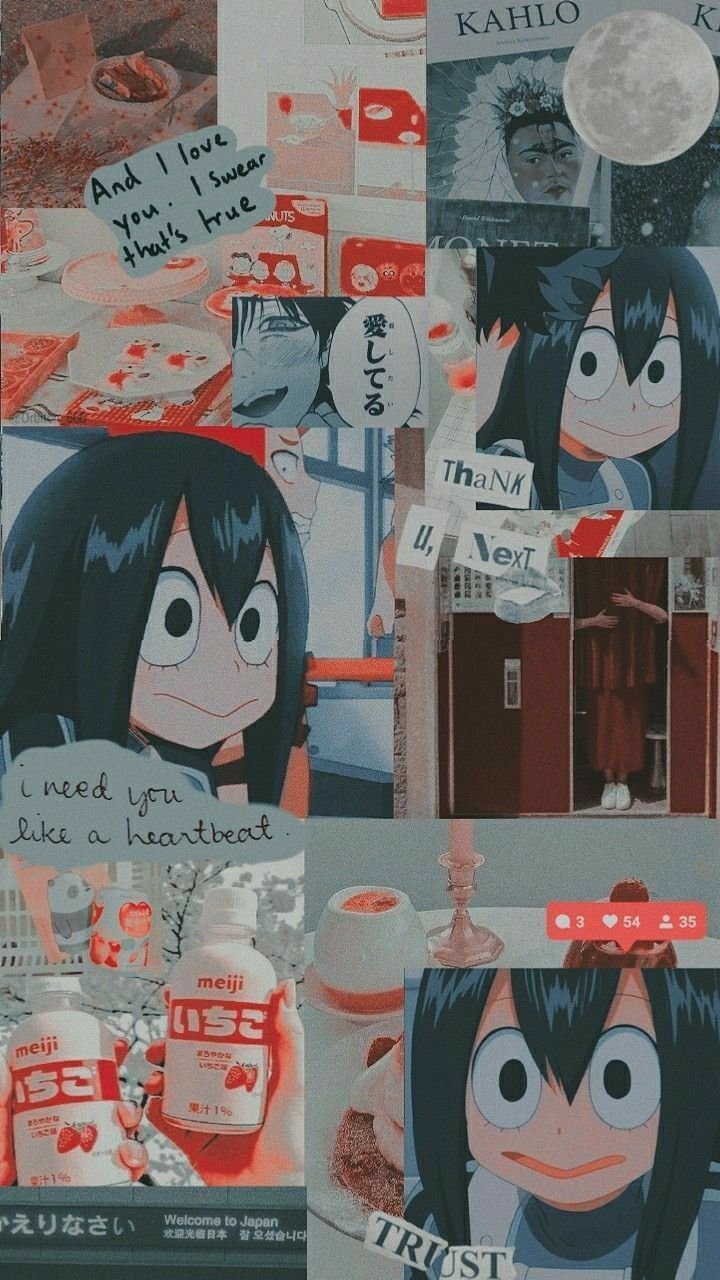 Anime Girl With Guitar Wallpaper