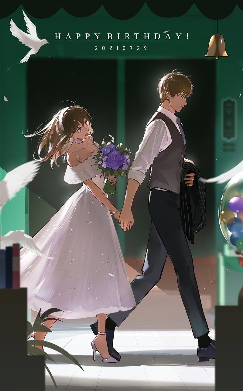 Anime Love Live Wallpaper Couple