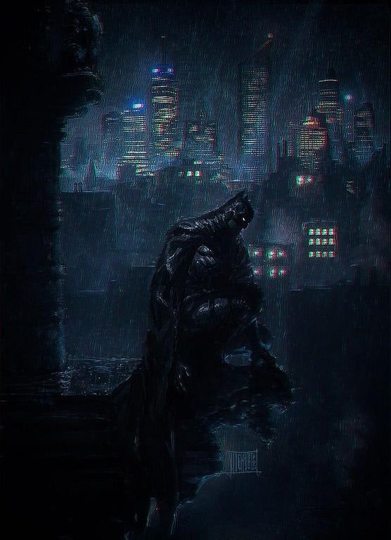 Batman Half Face HD Wallpaper