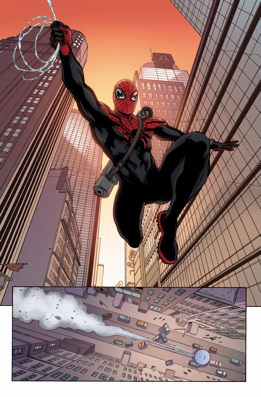 Black Spiderman 4K Wallpaper