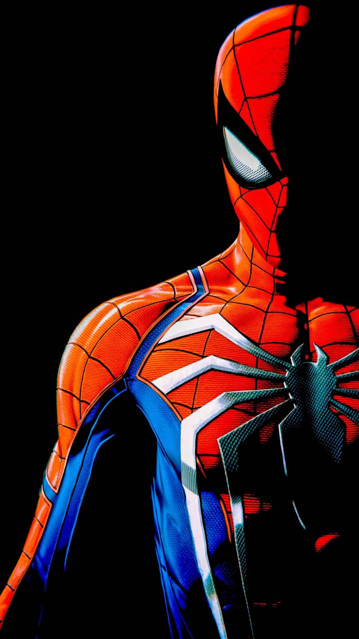 Black Spiderman Full HD Wallpaper