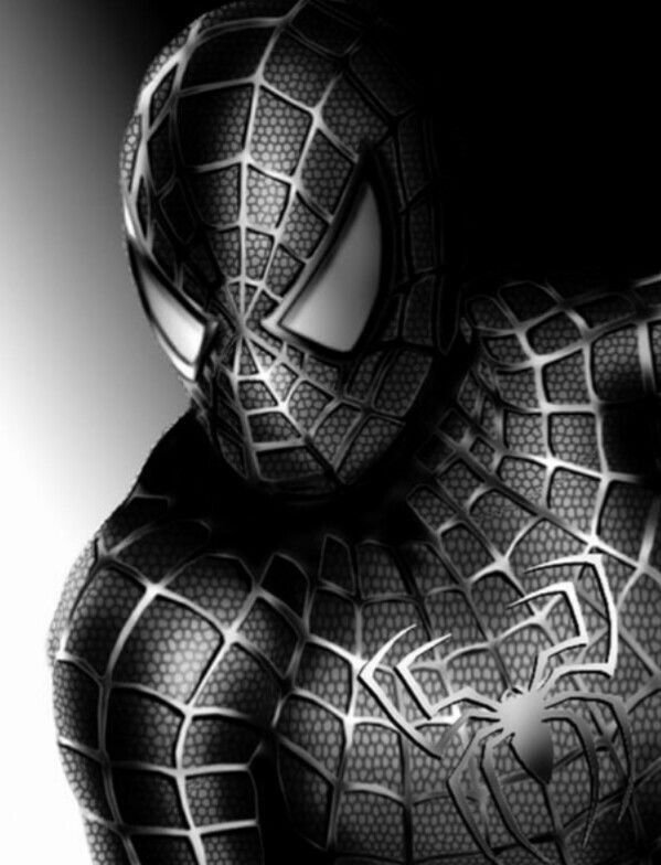 Black Spiderman Mask Wallpaper