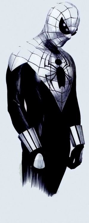 Black Spiderman Wallpaper 4K