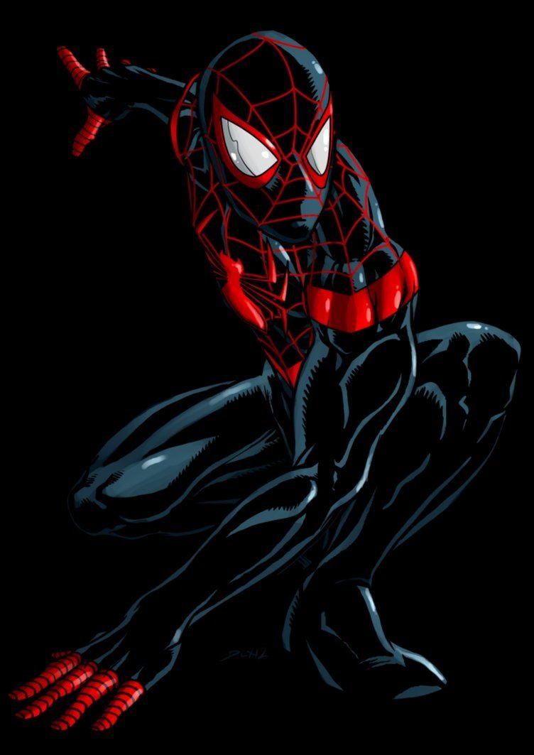 Black Spiderman Wallpaper HD