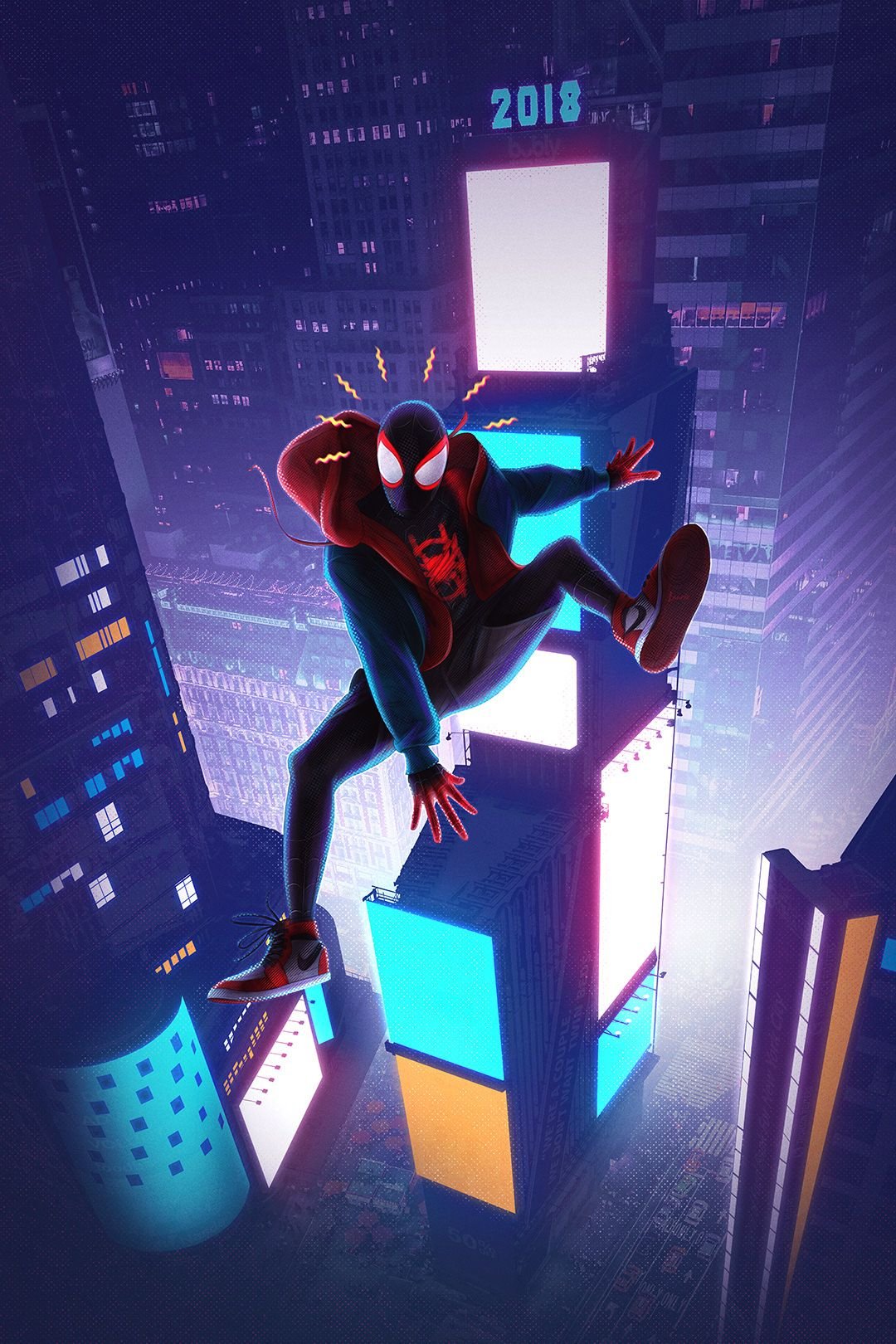 Black Suit Spiderman Wallpaper HD