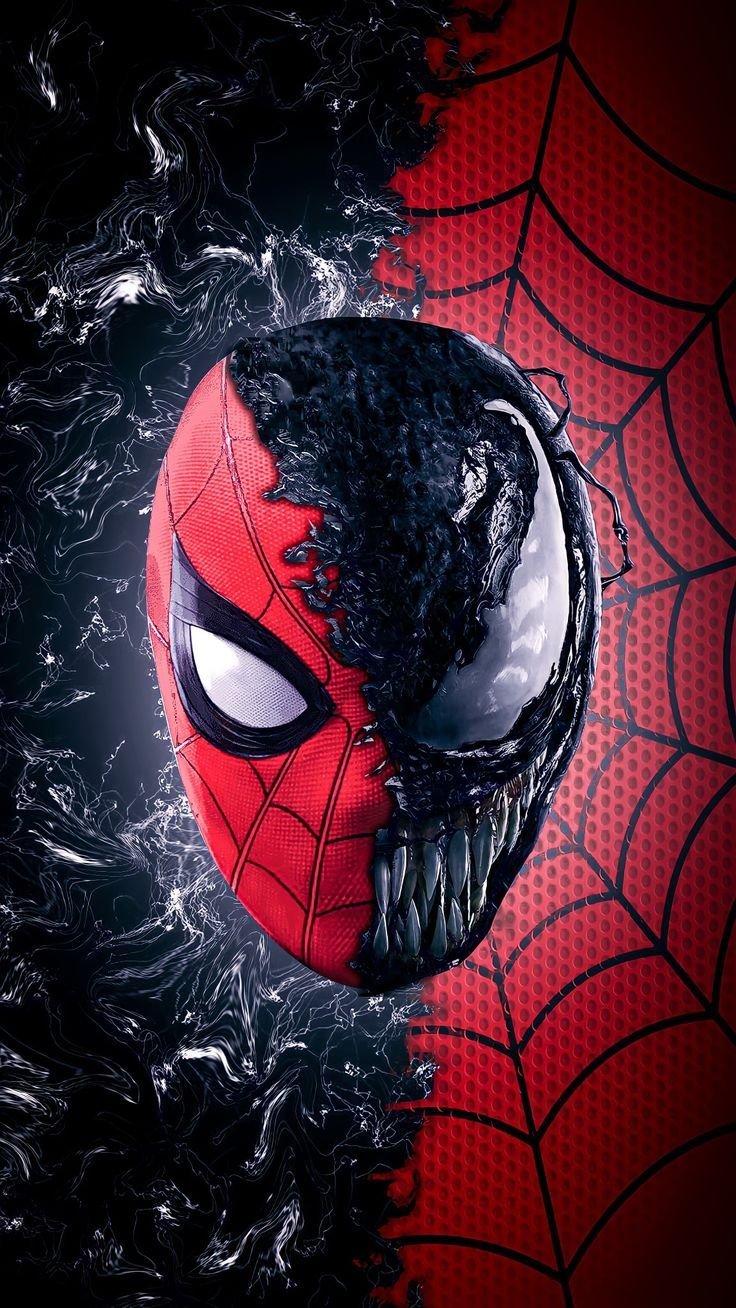 Black Symbiote Spiderman Wallpaper
