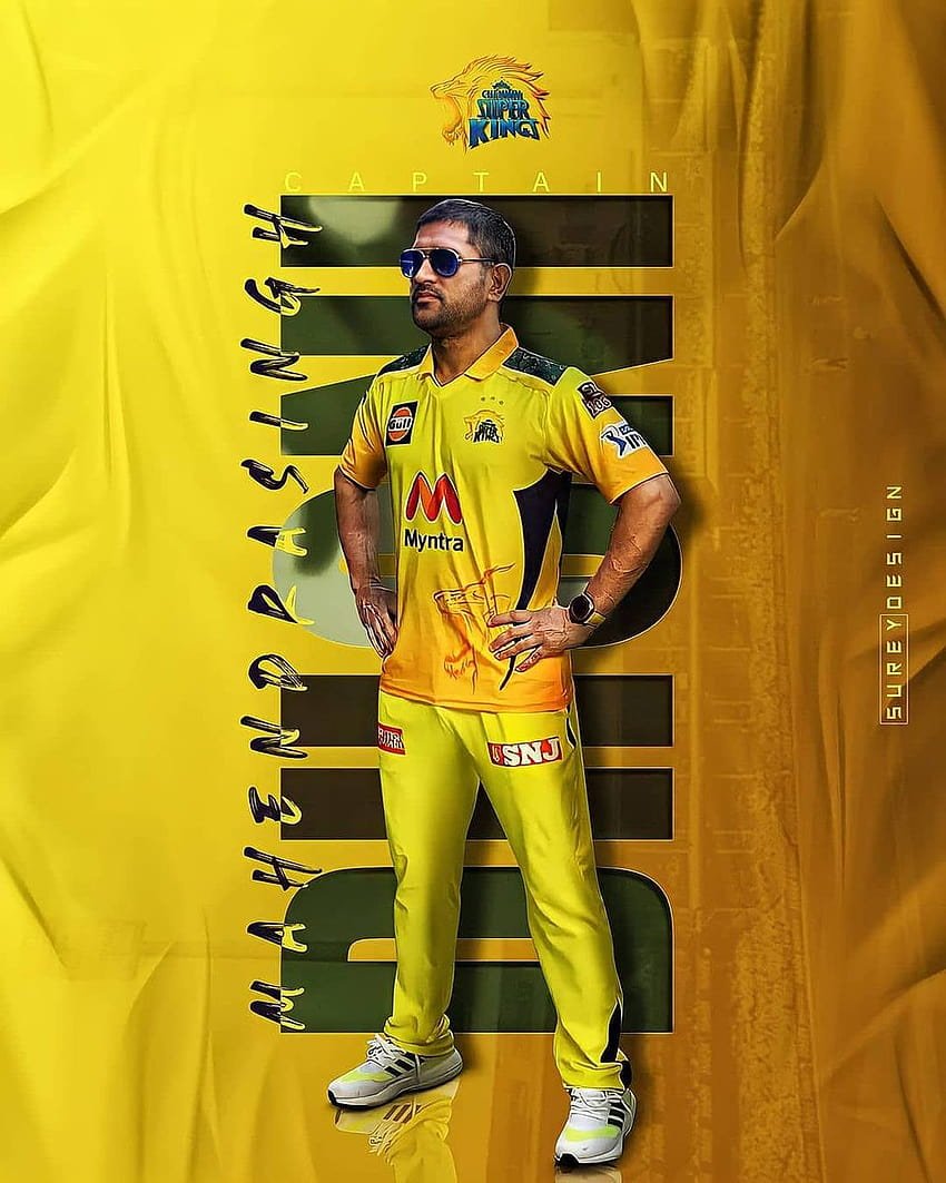 Cover Photos MS Dhoni HD With Quotation In CSK