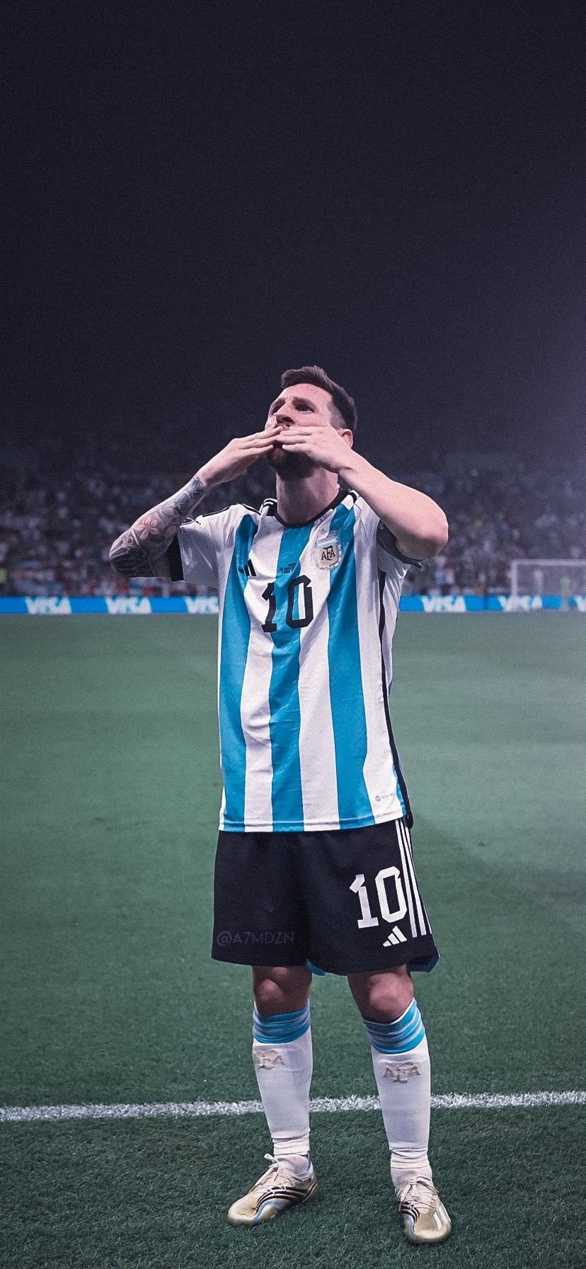 Cristiano L Messi Full HD Wallpaper