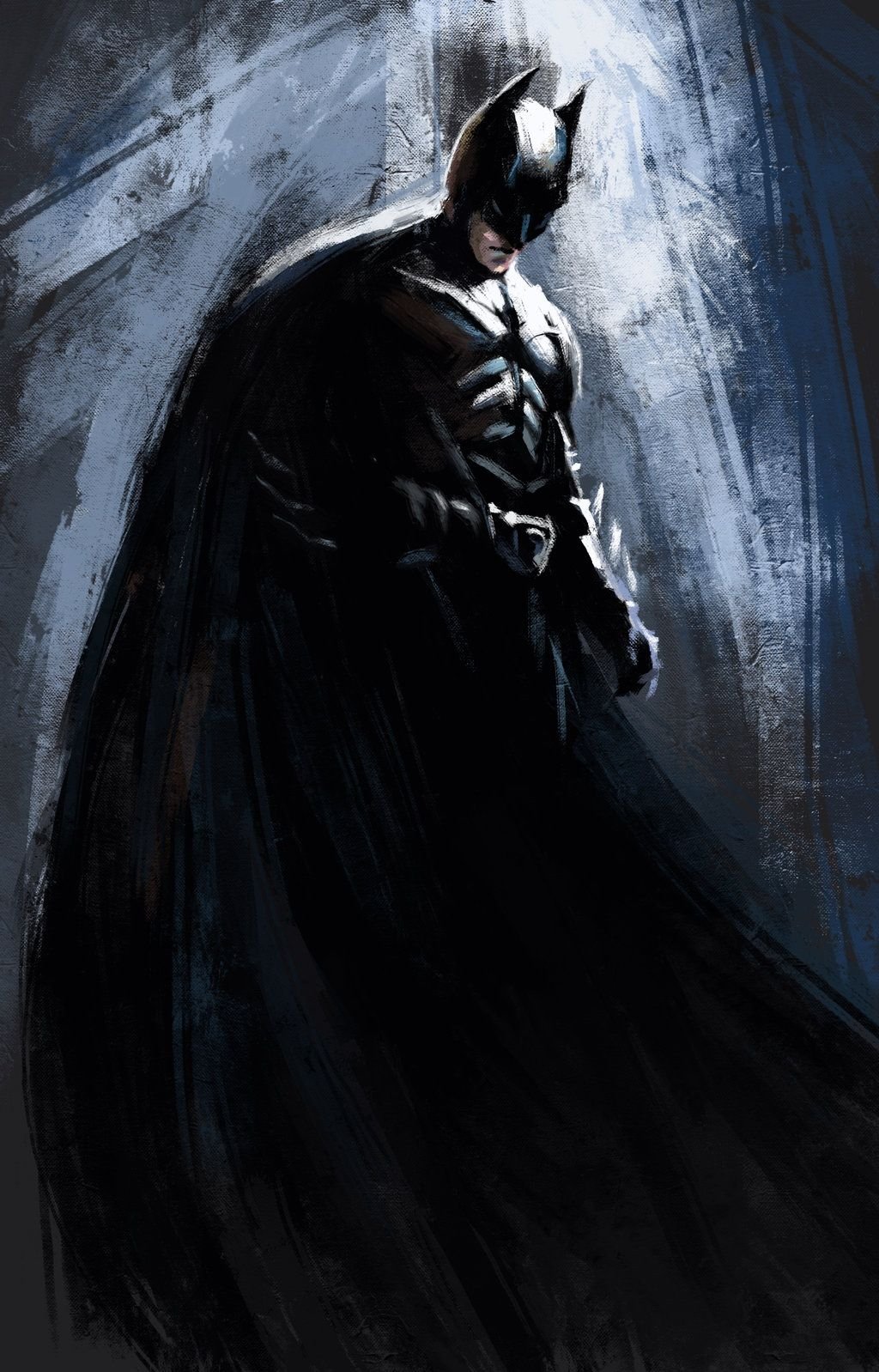 Dark Amoled Batman Wallpaper
