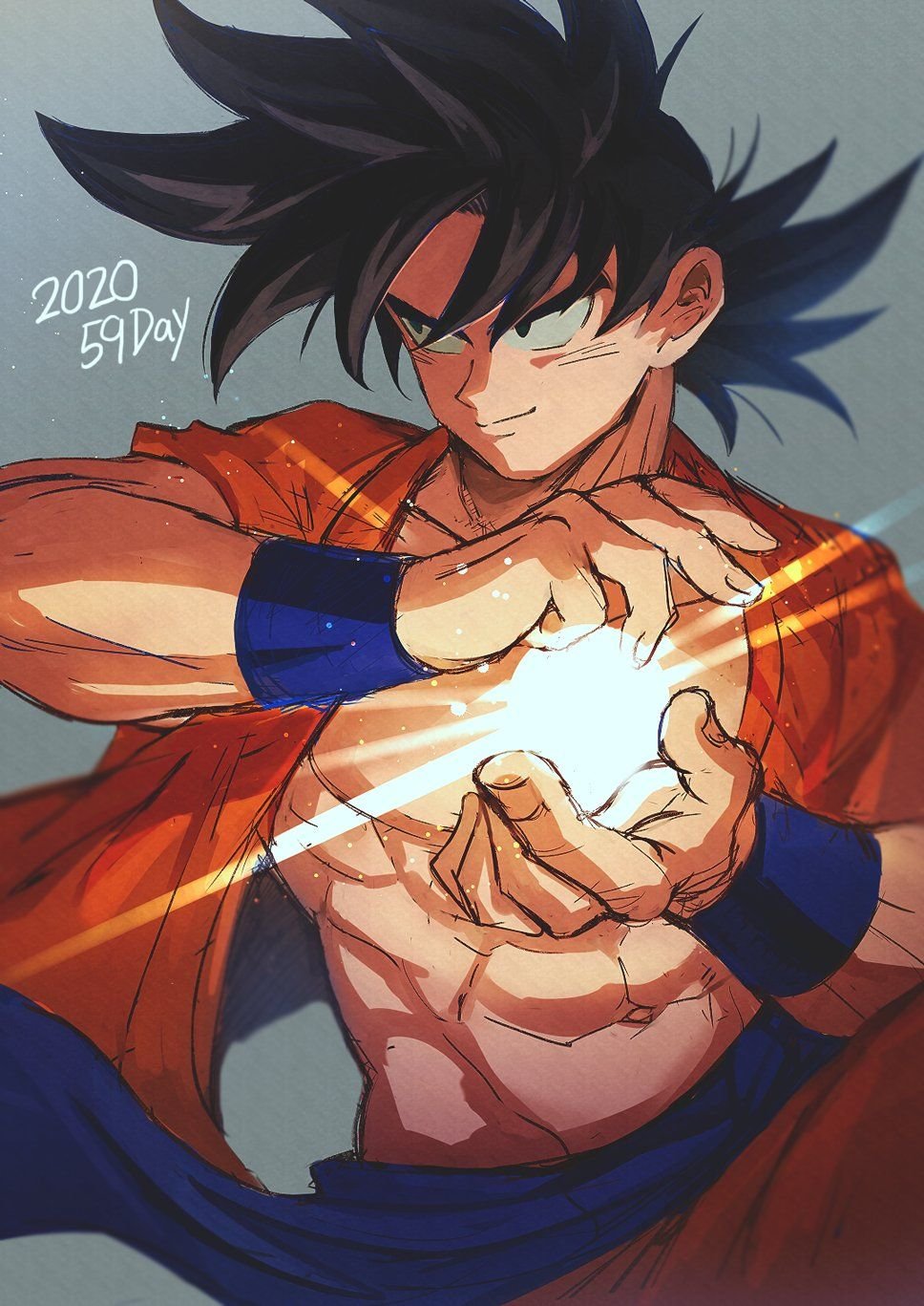 Dual Screen Wallpaper Goku Vegeta Fist Bump
