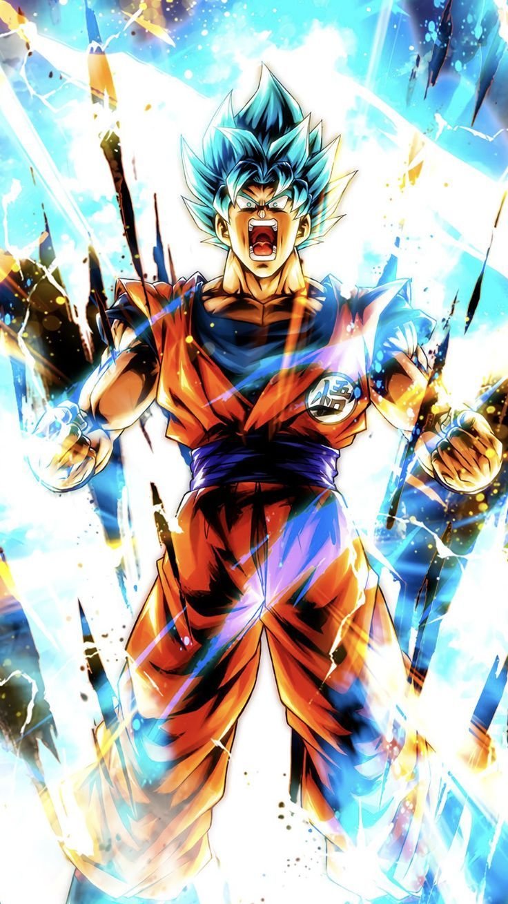 Goku And Vegeta Super Saiyan God Blue Wallpaper