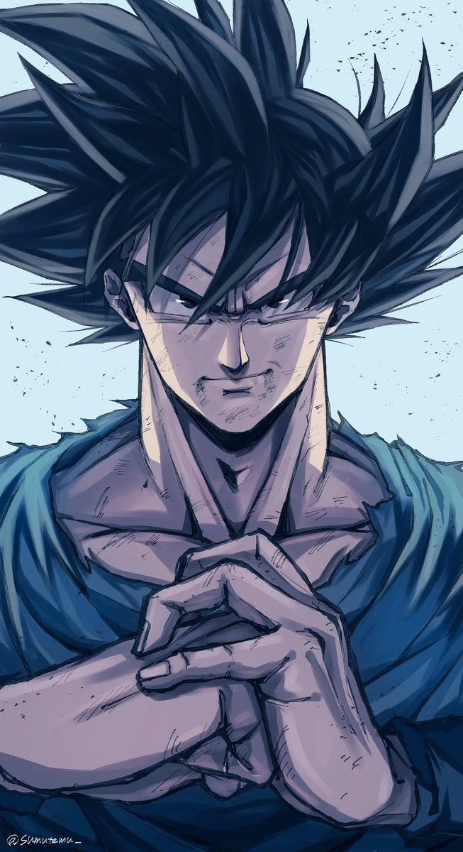 Goku Blue Hair Wallpaper