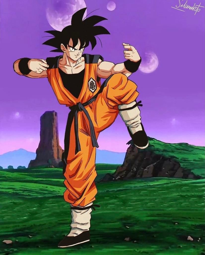 Goku Gi Symbol Wallpaper 1080P