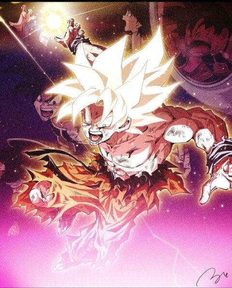 Goku In Healing Chamber Wallpaper