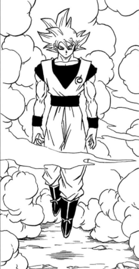Goku Mastery Of Self Movement Wallpaper