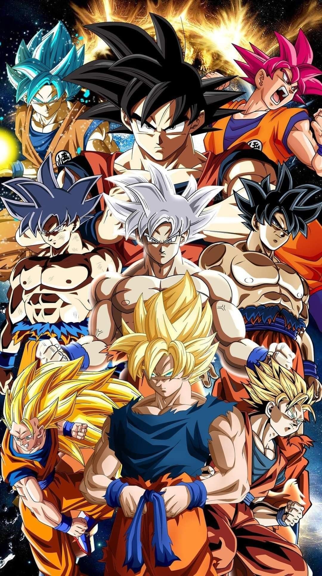 Goku On Nappa'S Head Wallpaper
