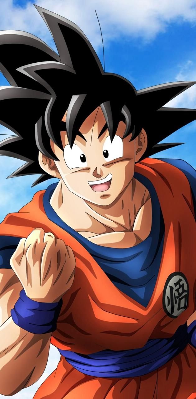 Goku Powering Up Android Wallpaper