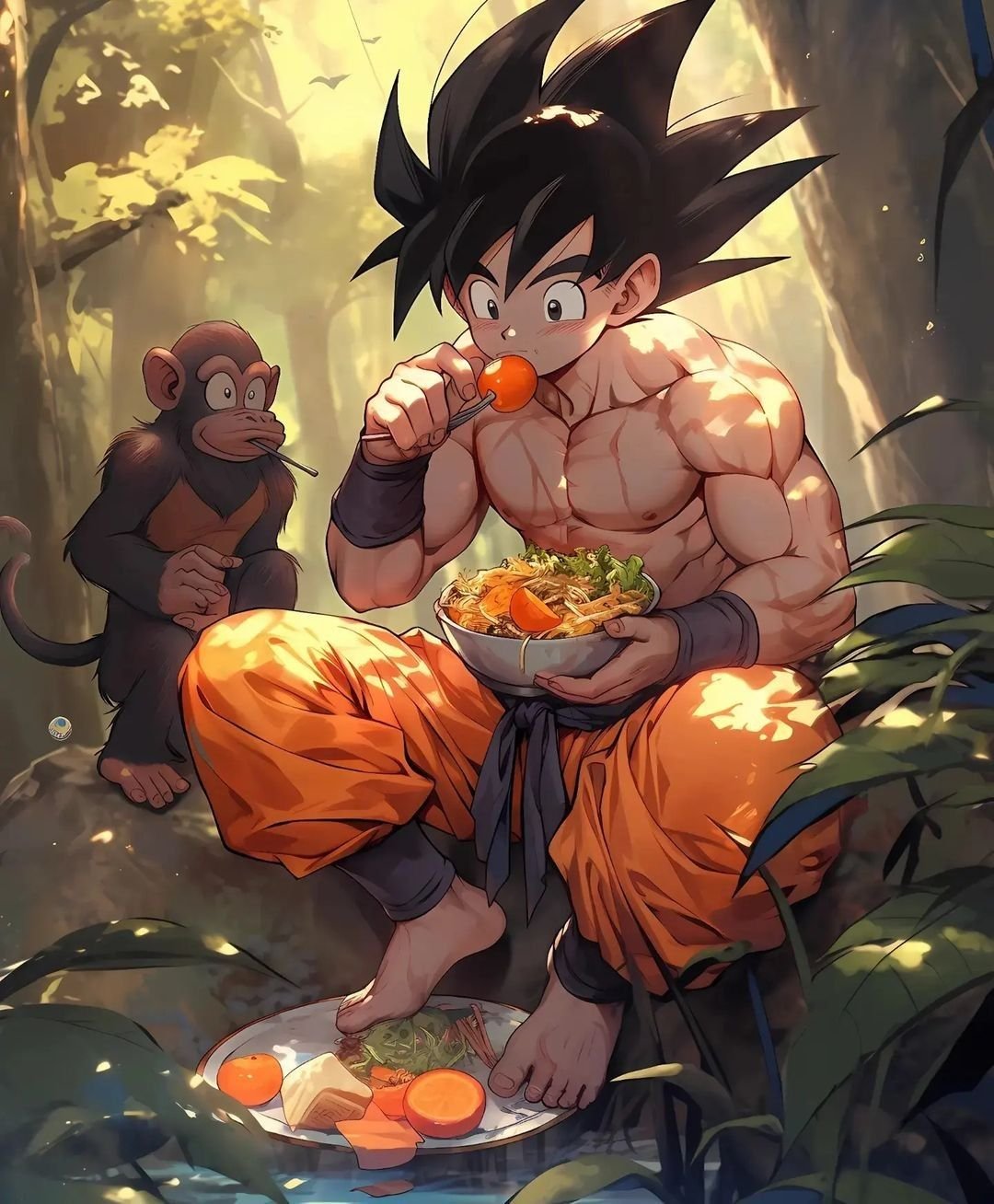 Goku SSG Wallpaper Animado
