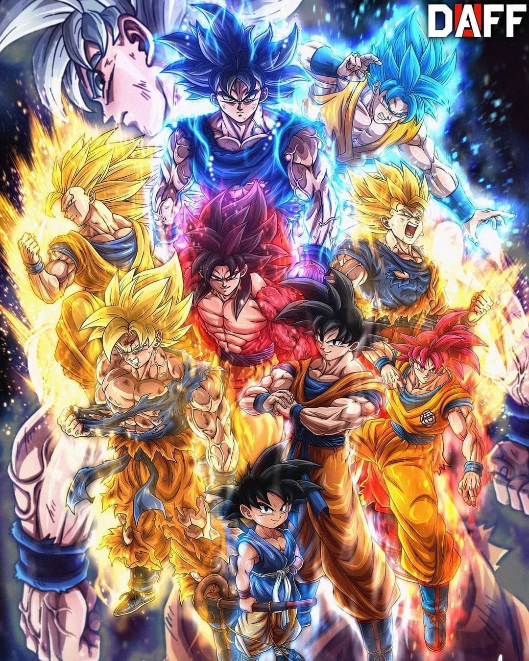 Goku Super Saiyan 4 Iphone 6 Wallpaper