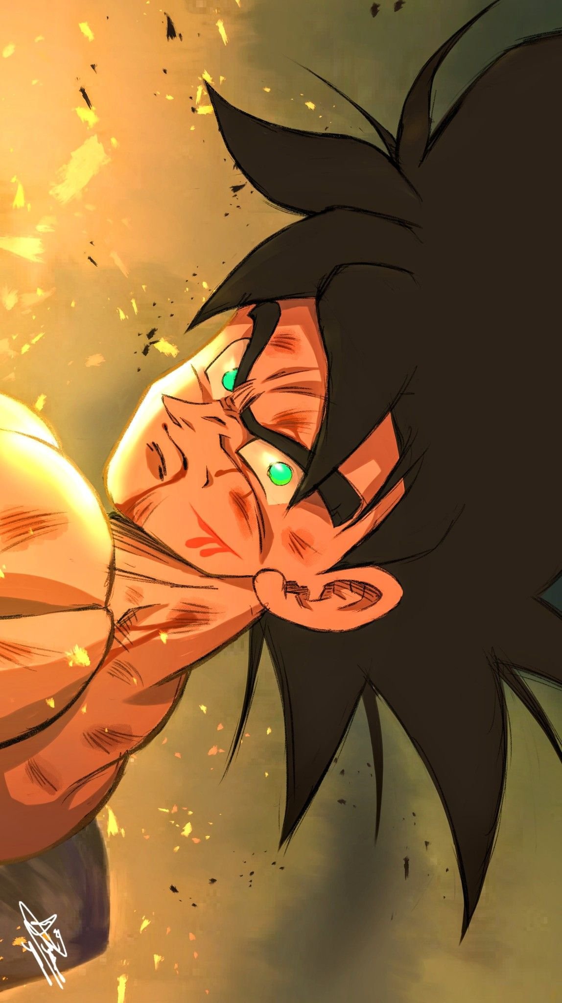 Goku Super Saiyan Blue 3D Wallpaper