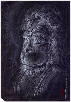 Hanuman Black Ande Wallpaper