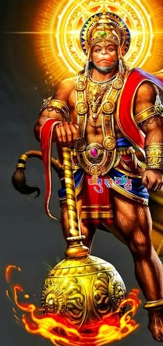 Hanuman Full HD Portrait Wallpaper