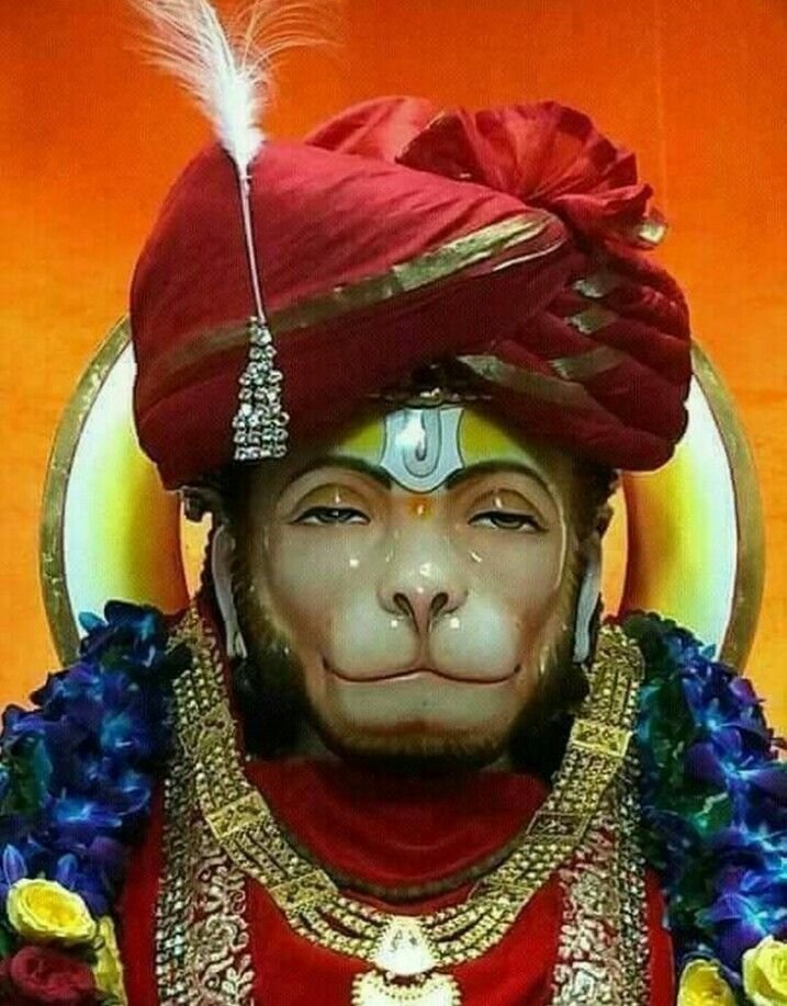 Hanuman Ji With Ram And Sita HD Wallpaper Download