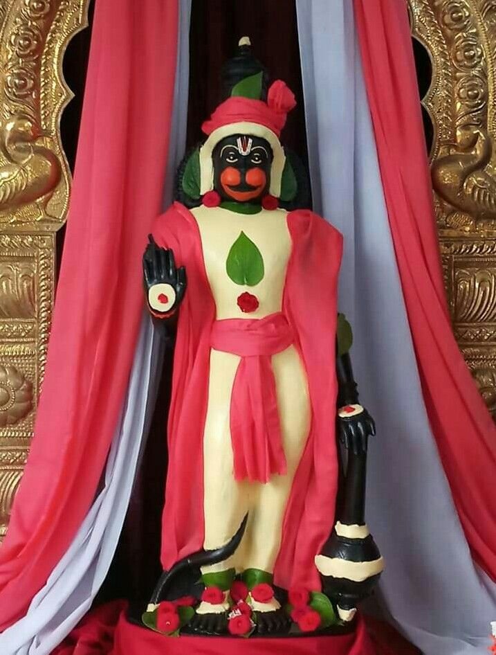 Hanuman With Consorts Wallpaper