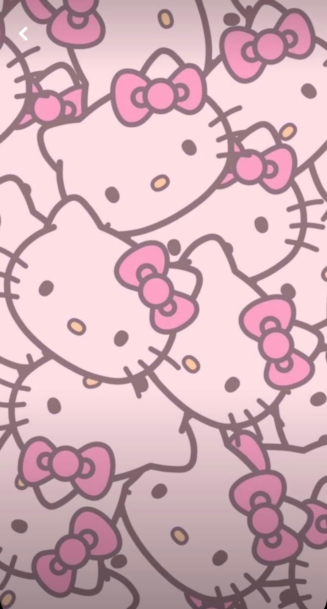 Hello Kitty Head Wallpaper