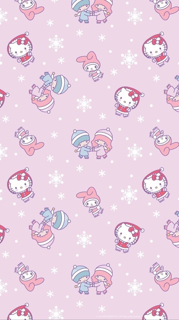 Hello Kitty Keyboard Wallpaper