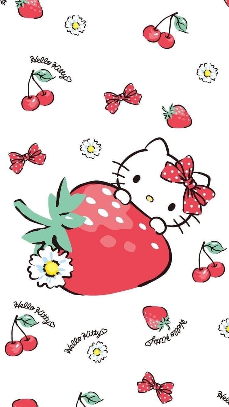 Hello Kitty Pastel Iphone Wallpaper