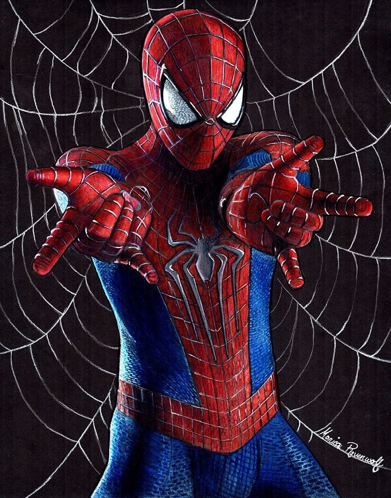 High Resolution Spiderman Black Suit Wallpaper