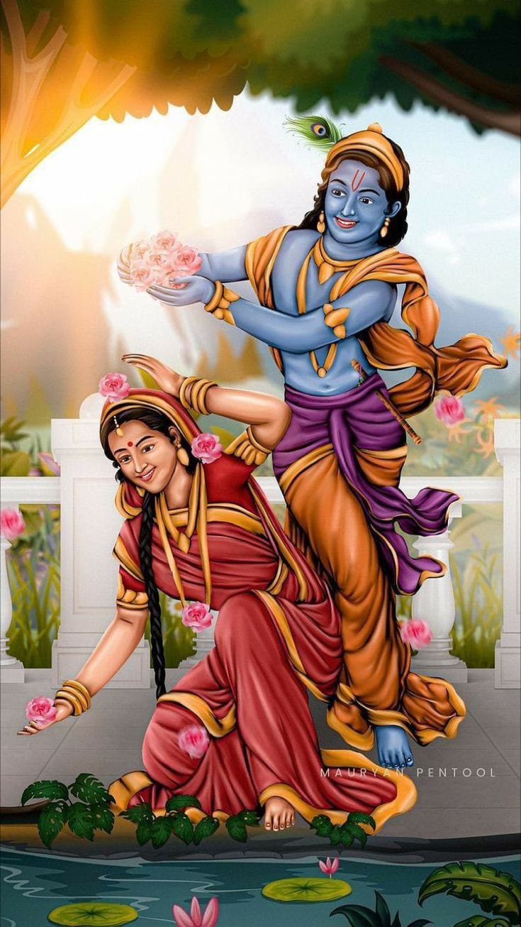 Holi Images With Radha Krishna