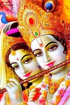 Images Of God Krishna And Radha With Cow