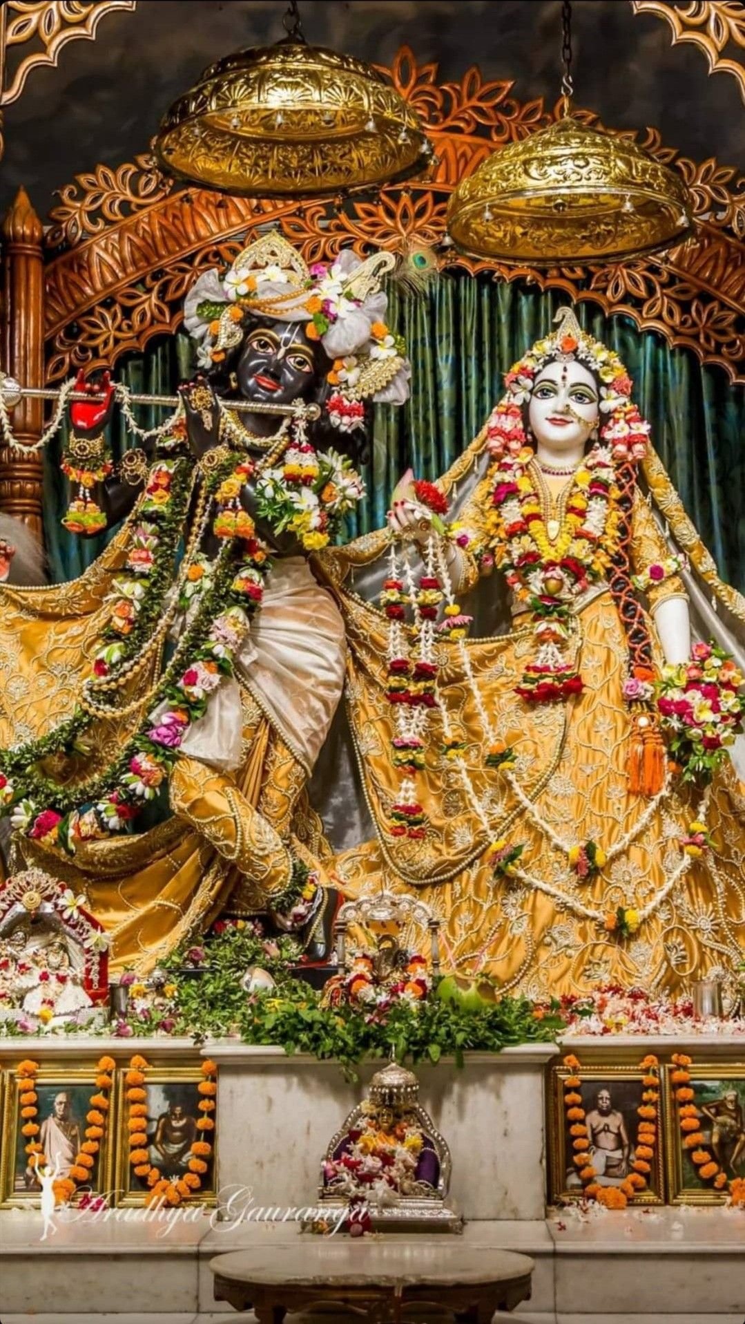 Images Of Lord Krishna And Radha In 3D