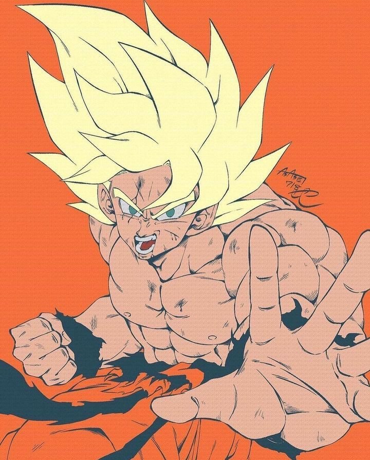 IOS 16 Goku Wallpaper