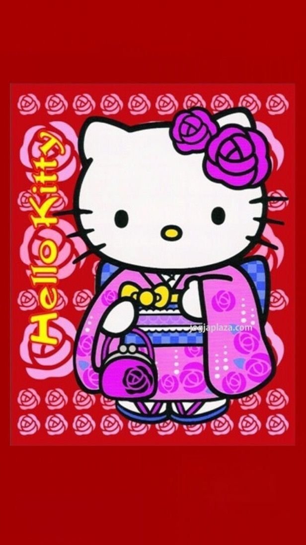 Kawaii Hello Kitty Ribbon Wallpaper Iphone