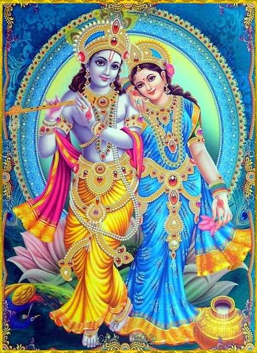 Krishna And Crying Radha Images