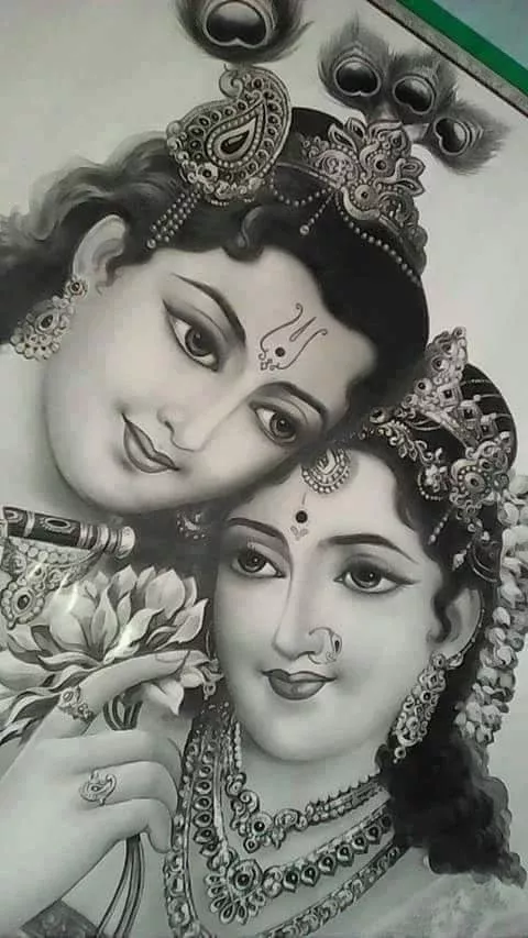 Krishna Radha Love Romance Images