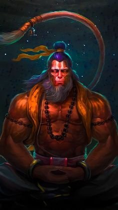 Lord Hanuman 3D Wallpaper HD