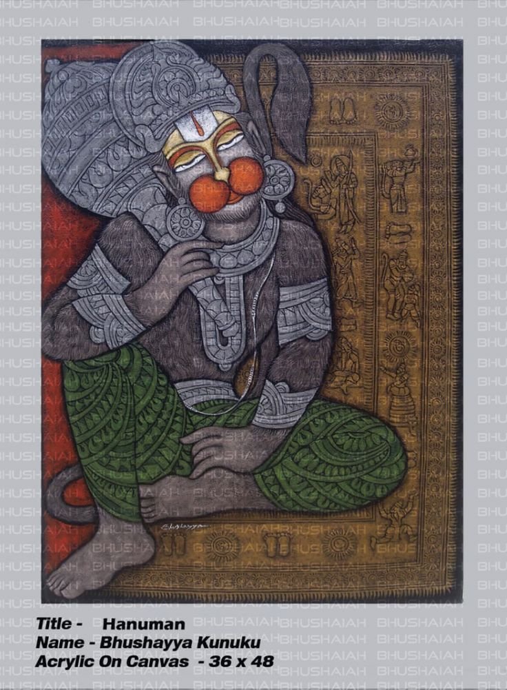 Lord Hanuman Wallpaper HD 1080P In Black