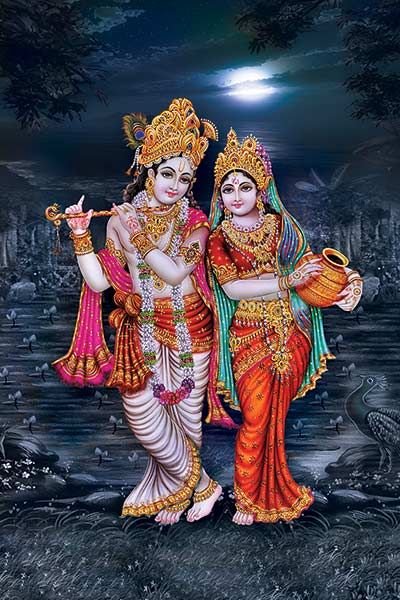 Lord Krishna And Radha Toy Images