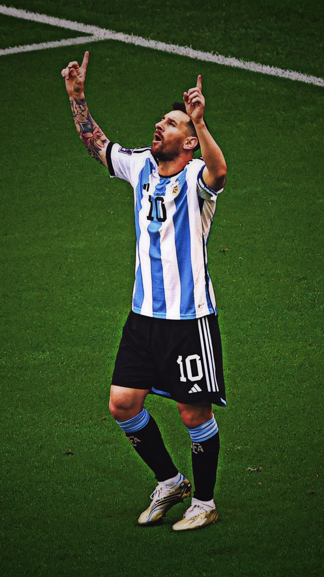 Messi Wallpaper Argentina 2023 Blue