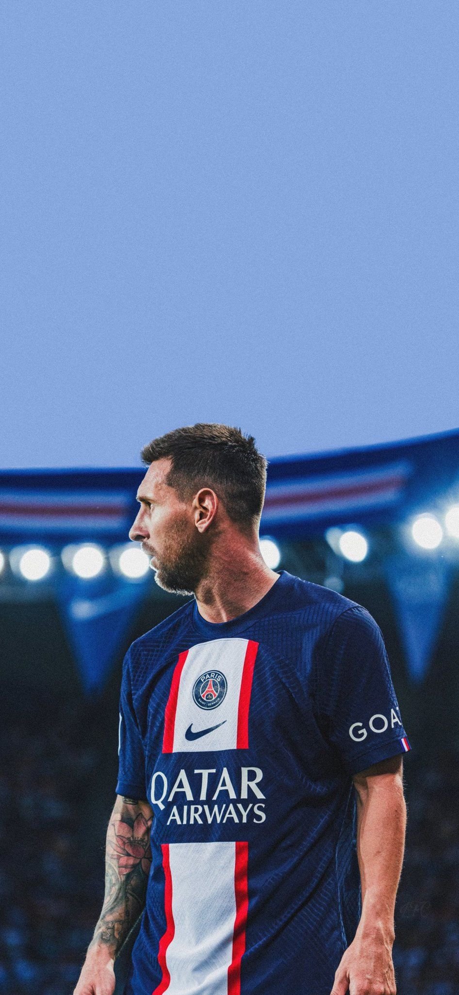 Messi With World Cup Wallpaper