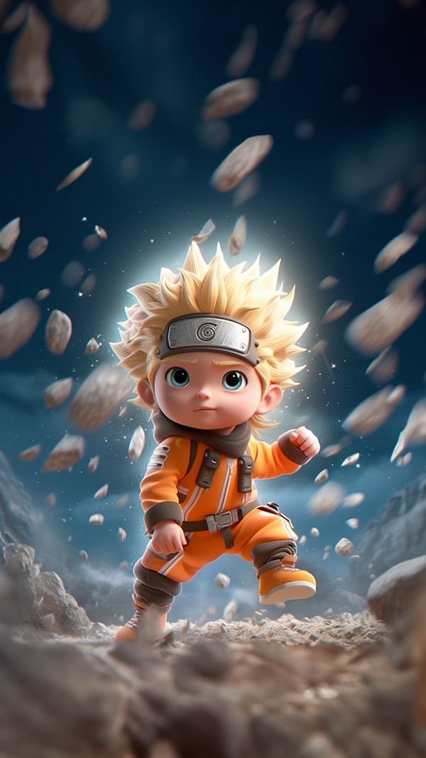 Naruto Nine Tails Background Wallpaper