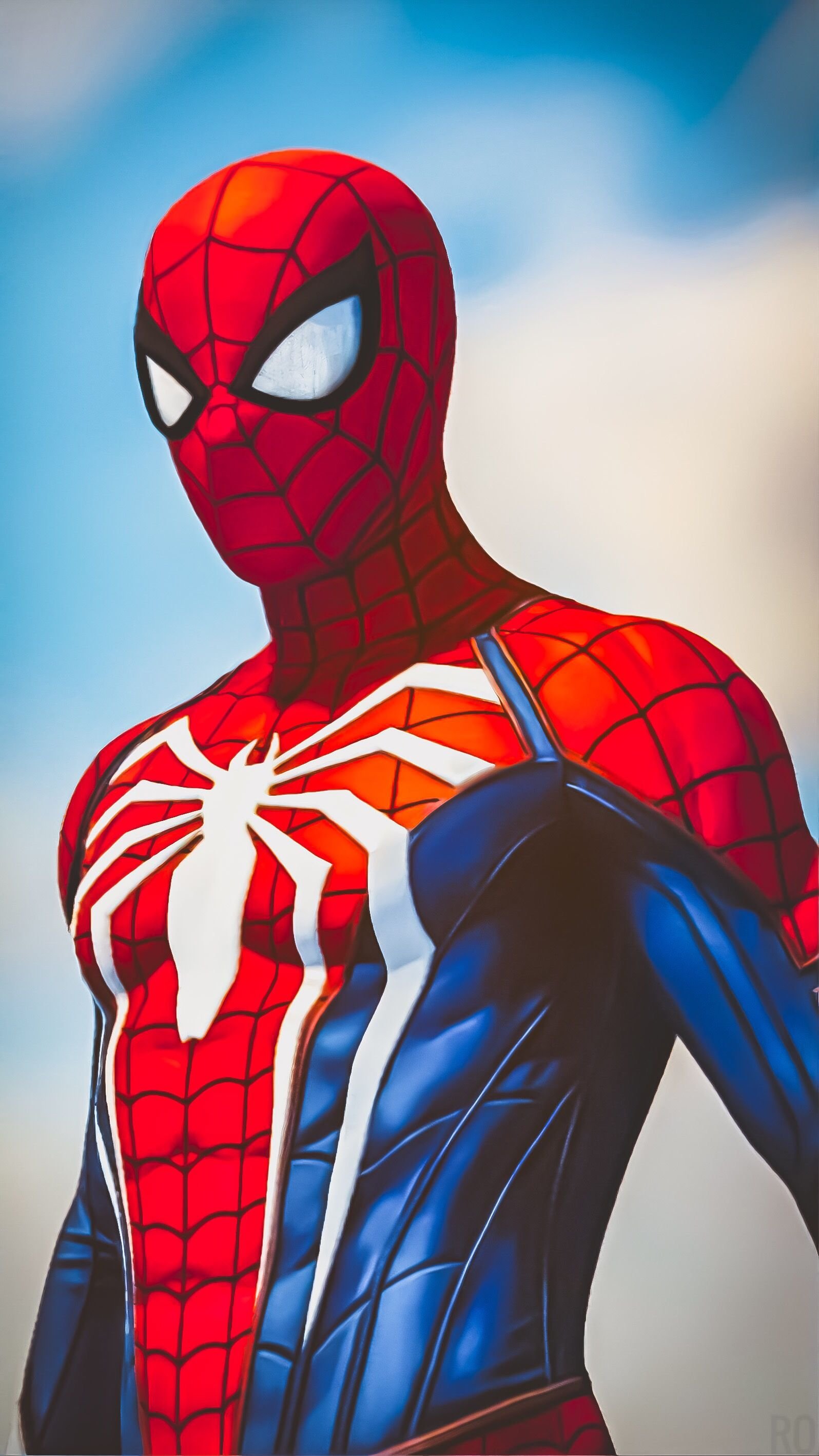 Pastel Spiderman Wallpaper